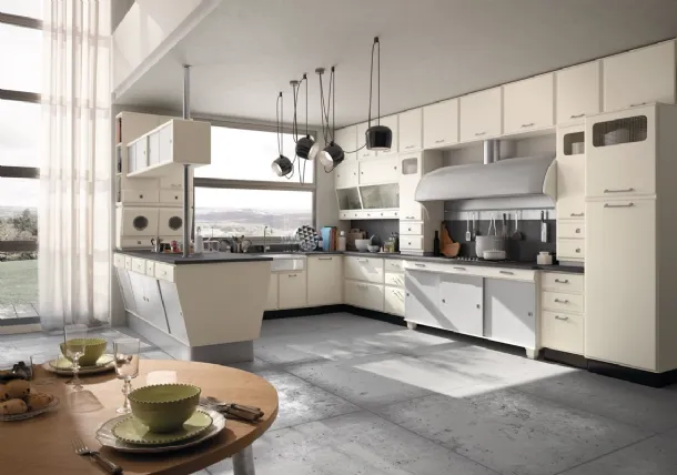Cucina Classica Saint Louis con penisola di Marchi
