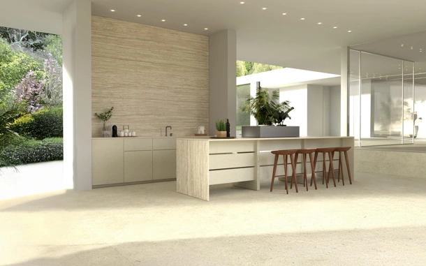 Cucina Design con isola B table + Outdoor Units di Maistri