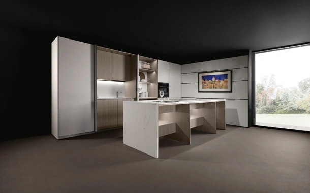 Cucina Design con isola K table + Viva di Maistri