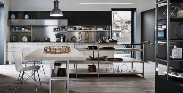 Cucina Moderna ad angolo Ethica di Veneta Cucine