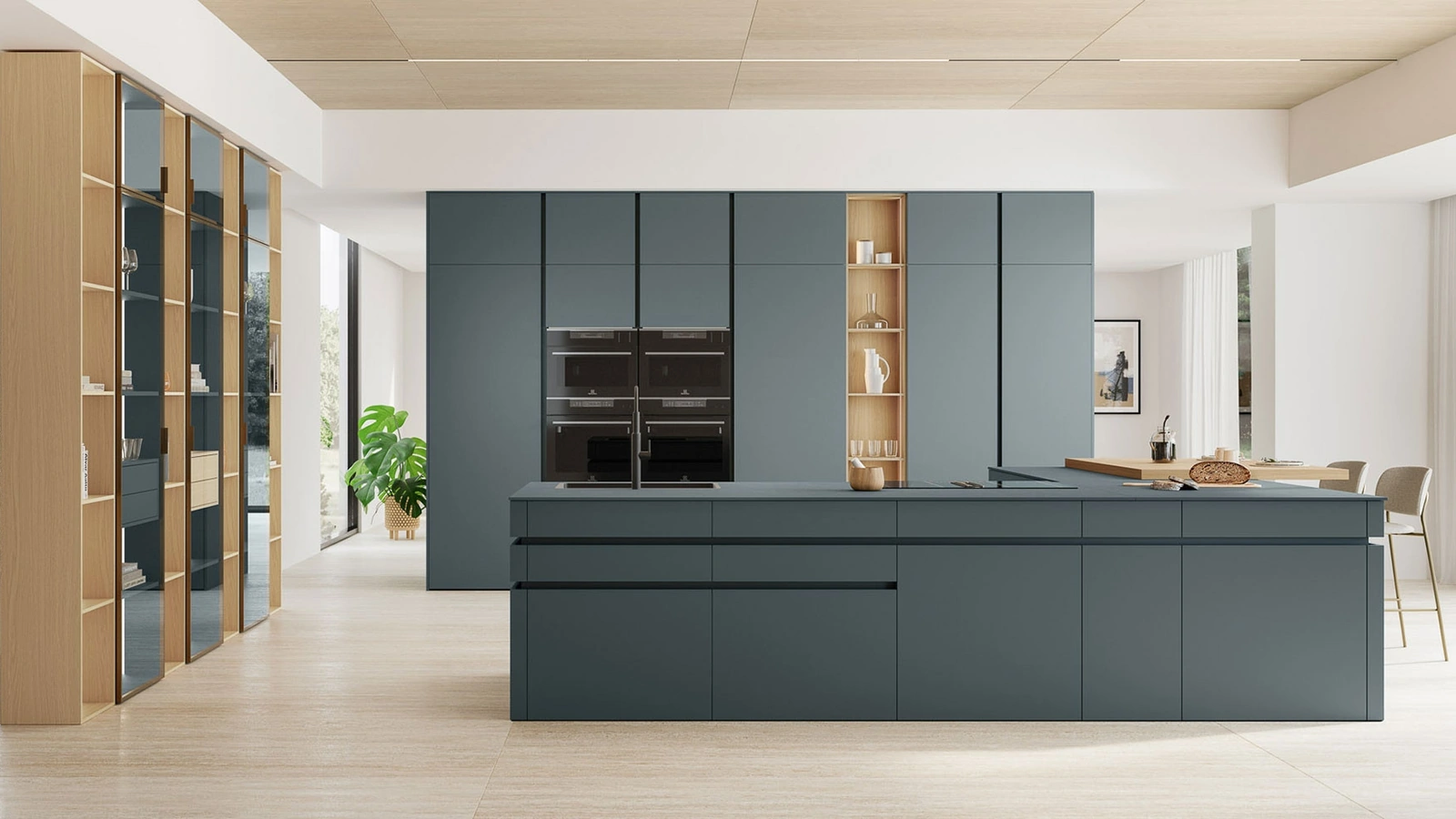 Cucina Moderna con isola Iconica 01 di Veneta Cucine