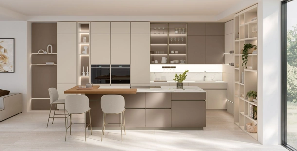 Cucina Moderna con isola Iconica 02 di Veneta Cucine