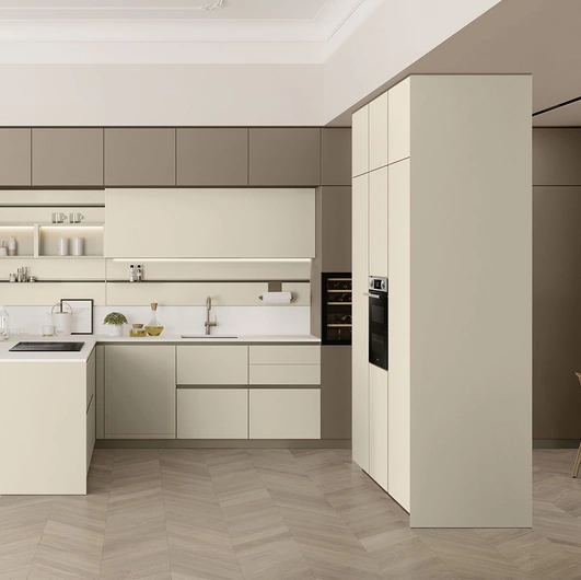 Cucina Moderna con penisola Lounge 03 di Veneta Cucine