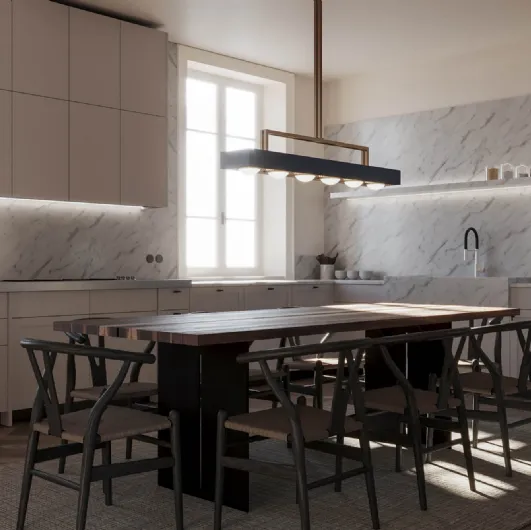Cucina Moderna Quadra Angolare di Scic