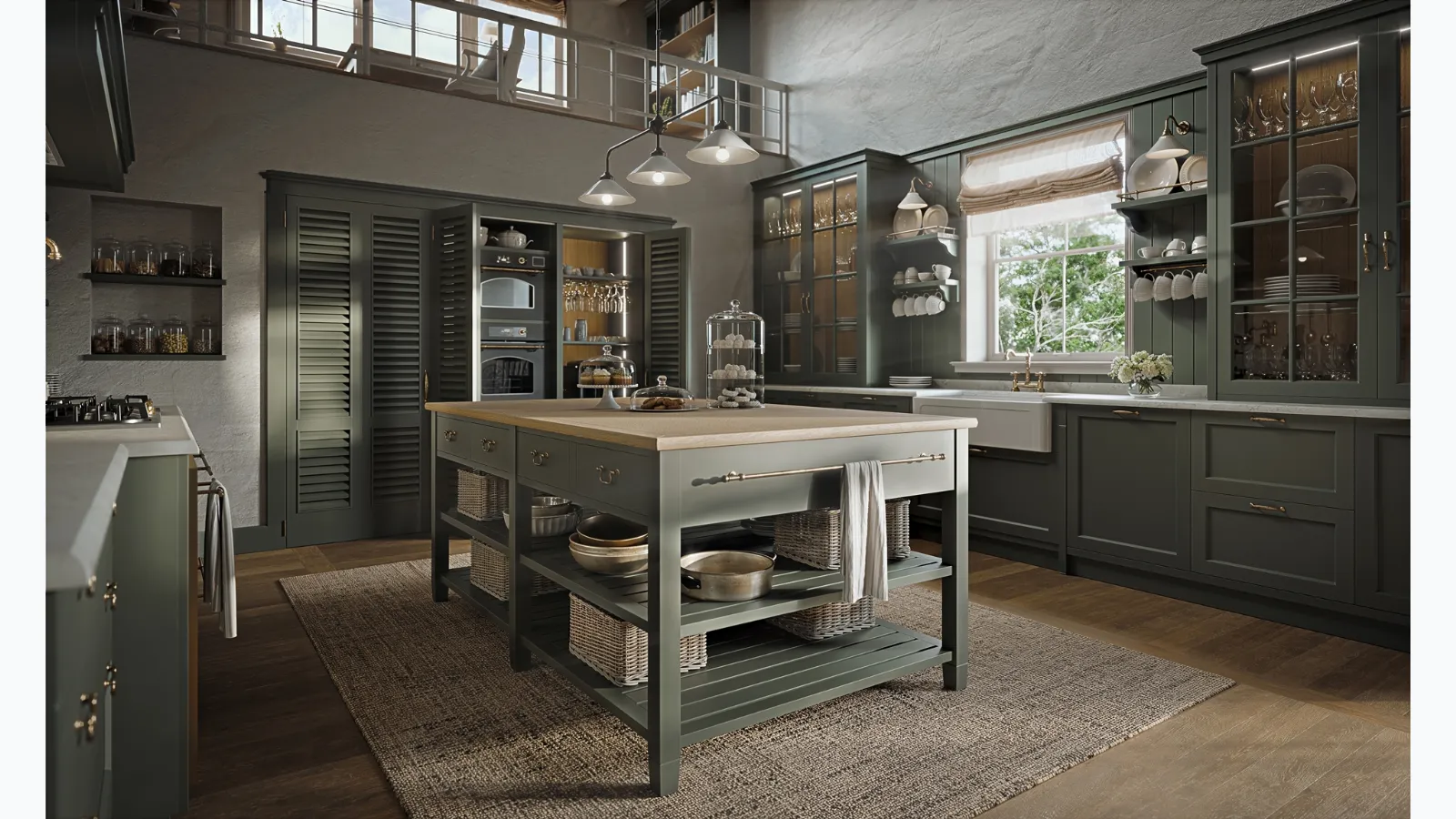 Cucina Shabby Chic Alma Rose di Marchi