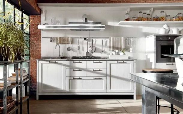 Cucina Shabby Chic lineare Kreola di Marchi