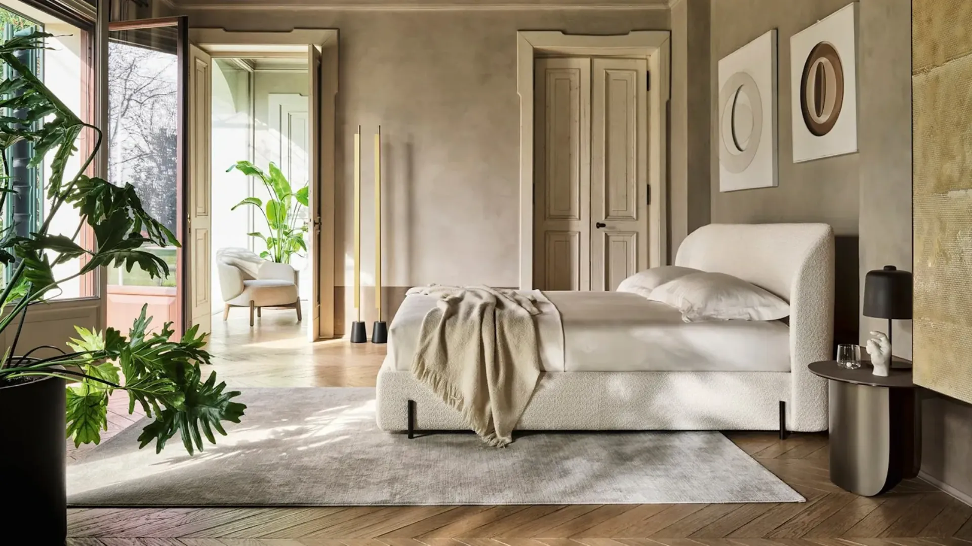 Camera da letto di design di Ostilio Mobili