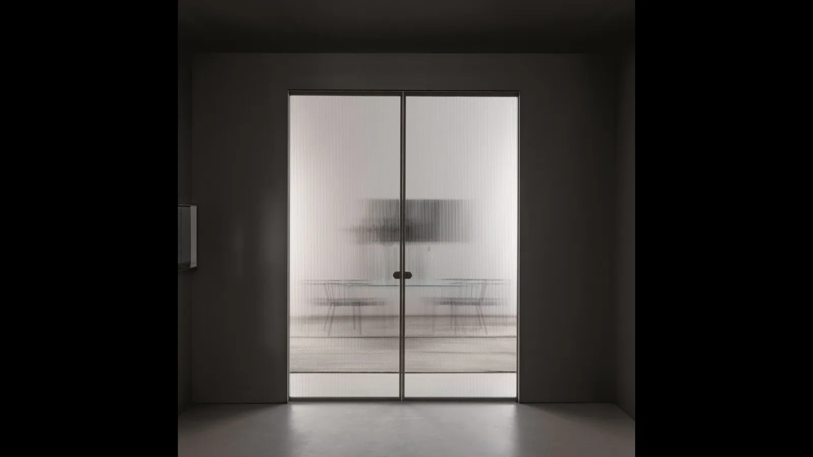 Porta per interni Aladin Double Pocket Mono di Glas Italia