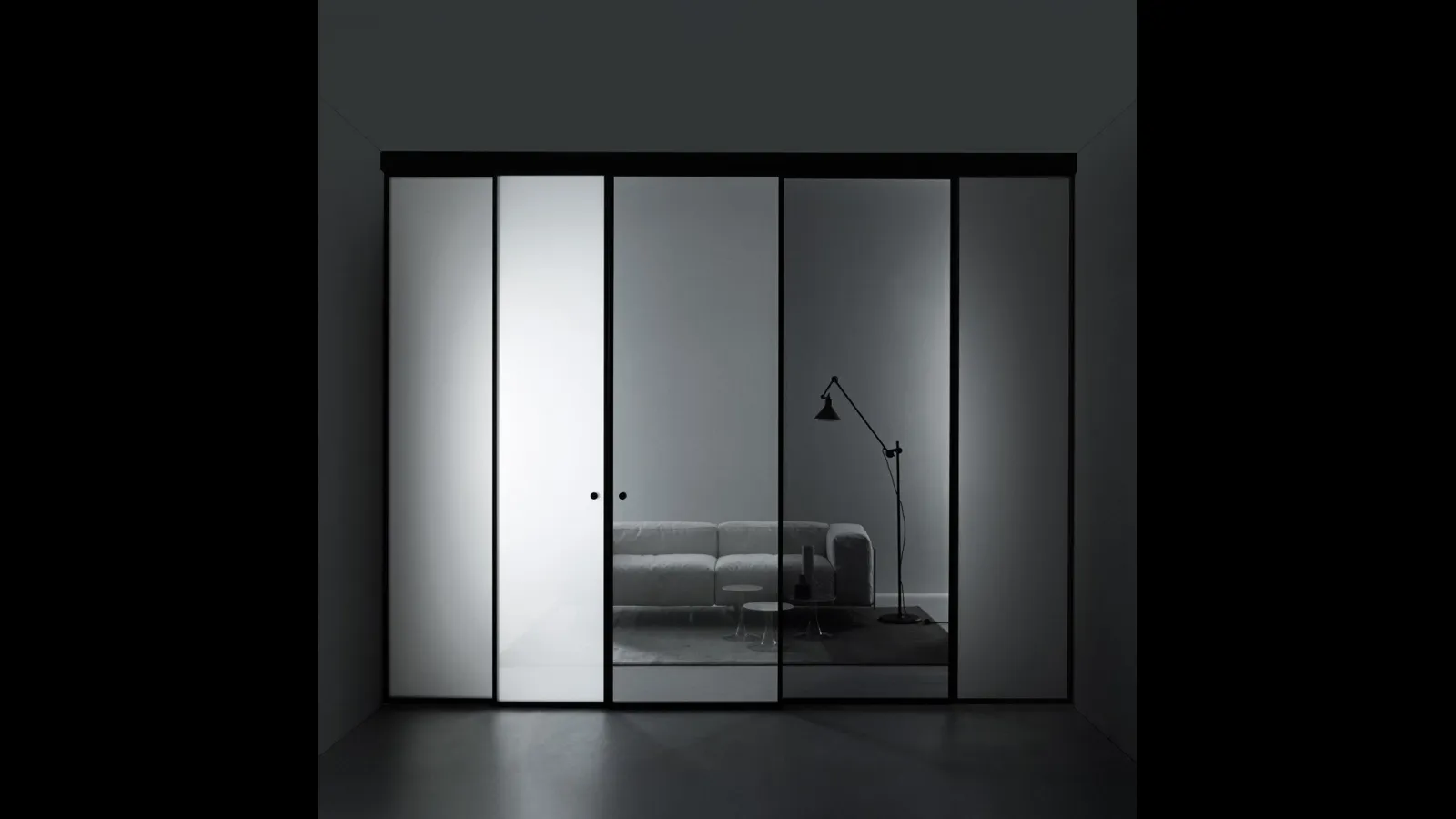 Porta per interni Aladin Slide Mono di Glas Italia