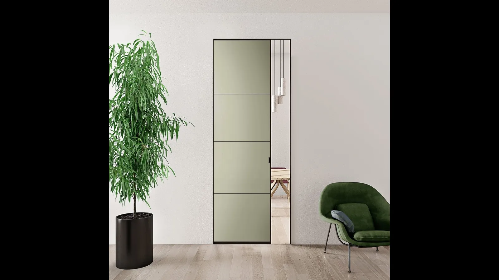 Porta per interni Sherazade Pocket Plus di Glas Italia