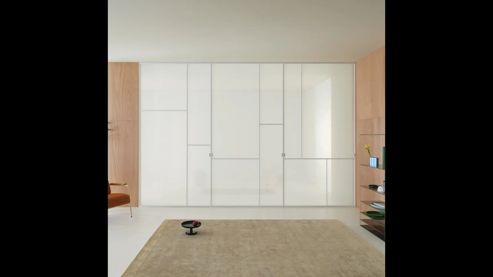 Porta per interni Sherazade Spin Patchwork di Glas Italia