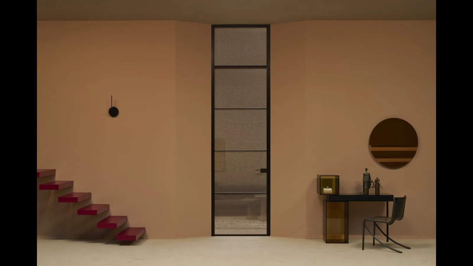 Porta per interni Sherazade Swing Slim Jambs Plus di Glas Italia
