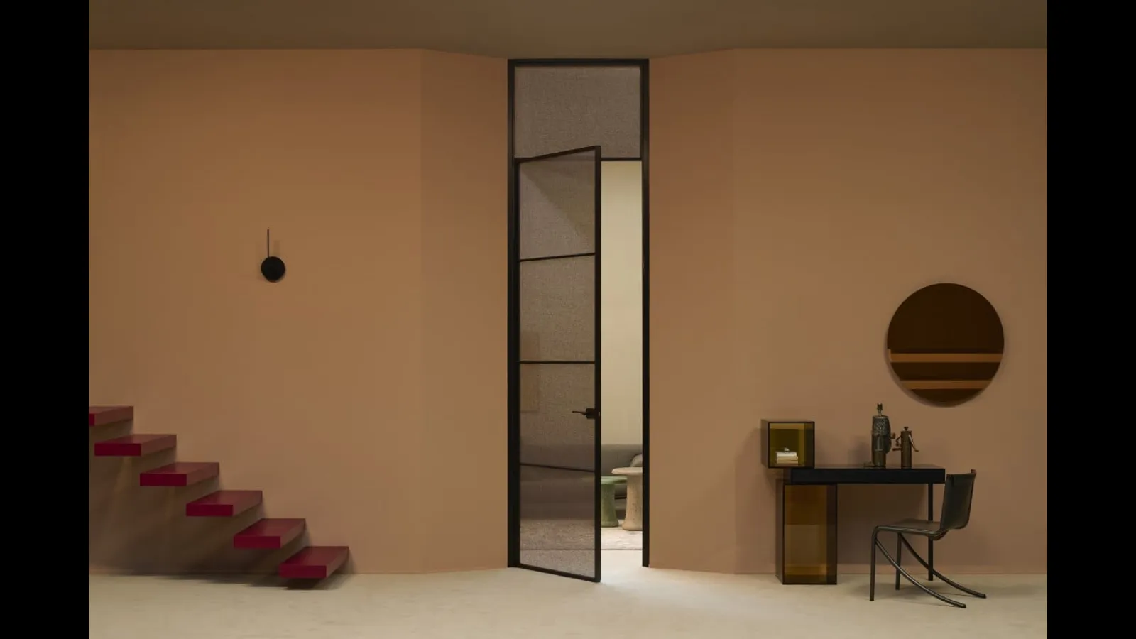 Porta per interni Sherazade Swing Slim Jambs Plus di Glas Italia