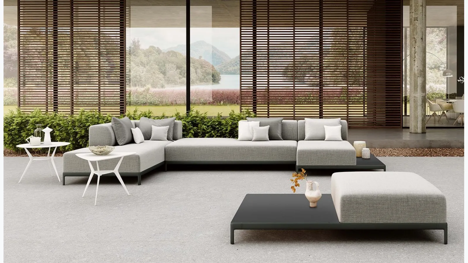 Divano Aluzen soft outdoor di Alias
