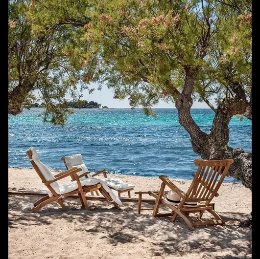 Sdraio in Teak Cruise di Ethimo
