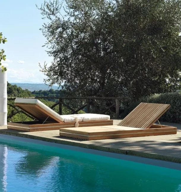 Lettino in Teak Essenza di Ethimo
