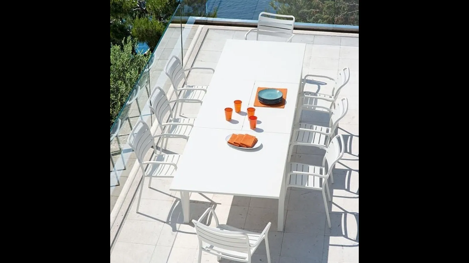 Tavolo allungabile Flat di Ethimo