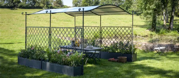 Gazebo Solaire in ferro battuto di Unopiu