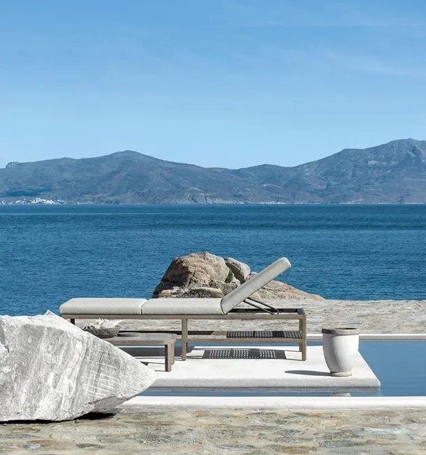 Lettino Grand Life di Ethimo