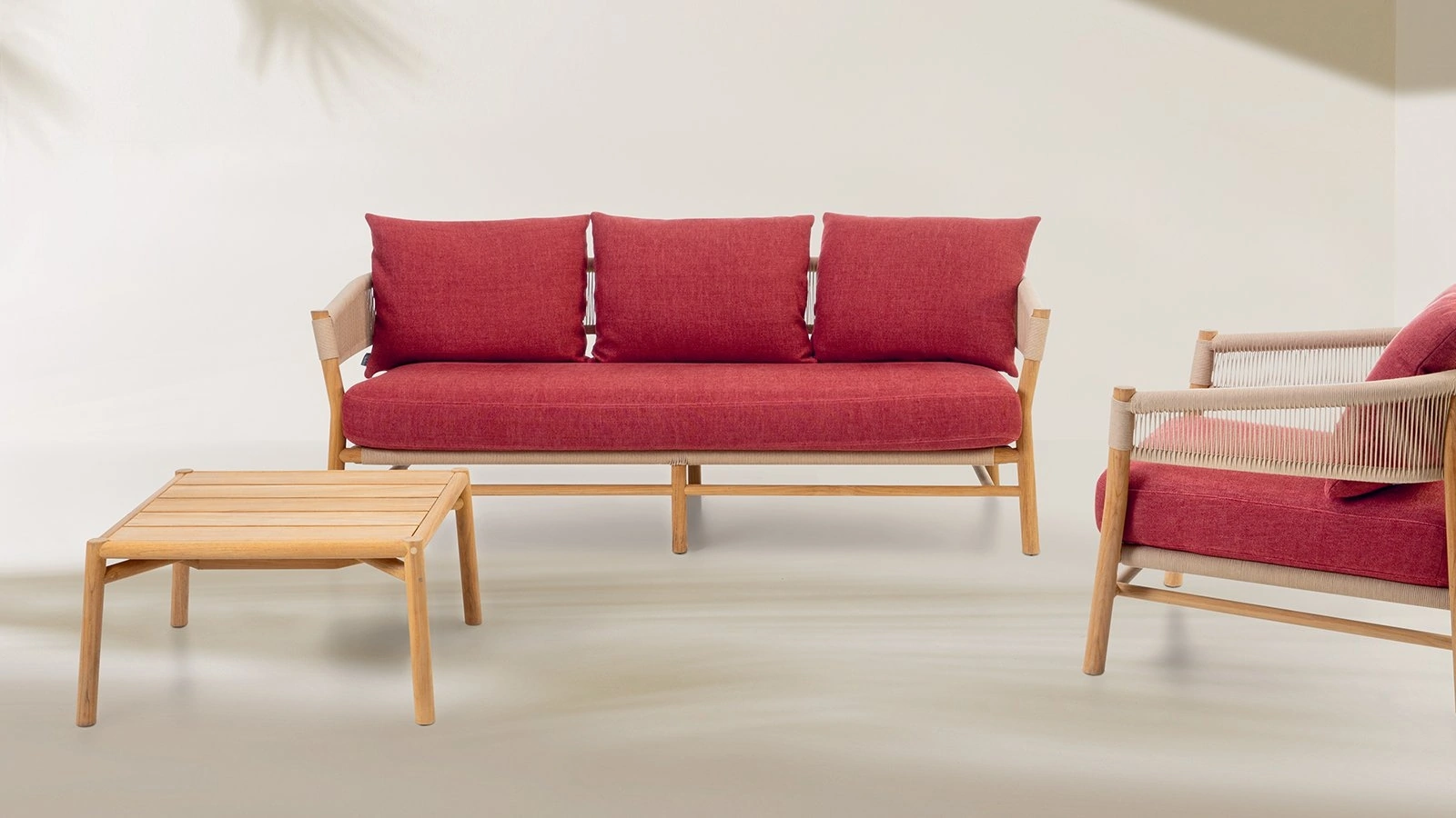 Salottyo da esterno Kilt Lounge Set di Ethimo