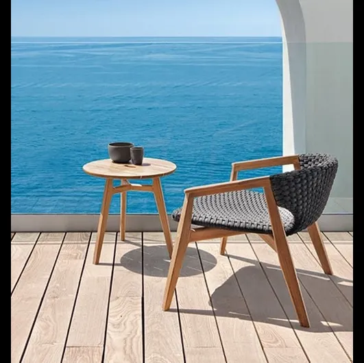 Tavolino Knit in Teak di Ethimo