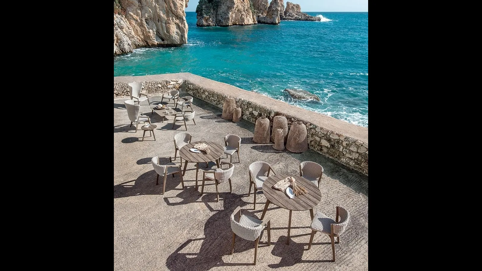Tavolo rotondo Knit di Ethimo