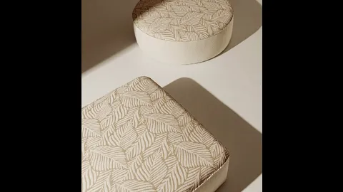 Pouf Isola in tessuto di Ethimo