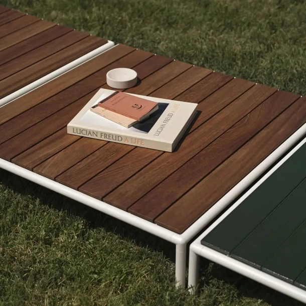 Tavolino Roè con piano in Teak di Fast