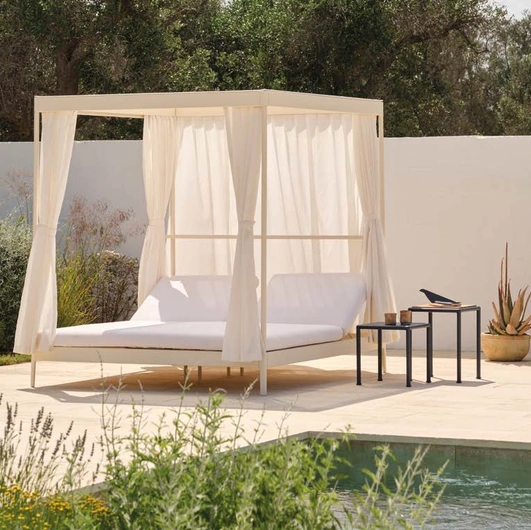 Doppio Lettino con gazebo Solaris di Fast