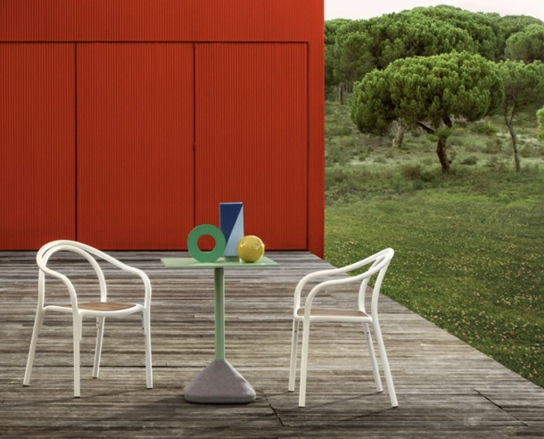 Sedia in alluminio Soul di Pedrali
