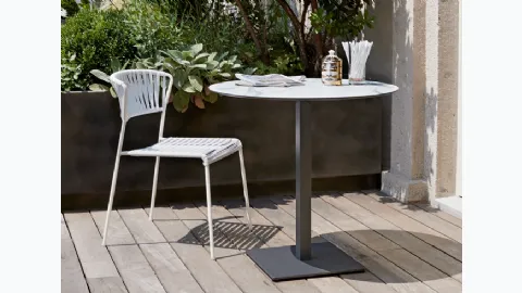 Tavolino Tiffany colonna quadrata di Scab Design