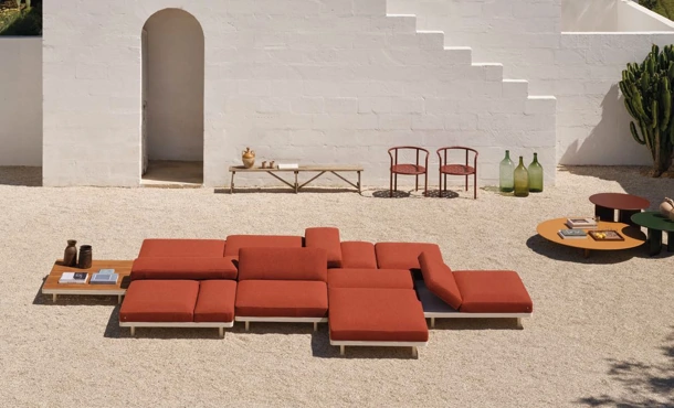 Divano modulare Unduetre di Fast