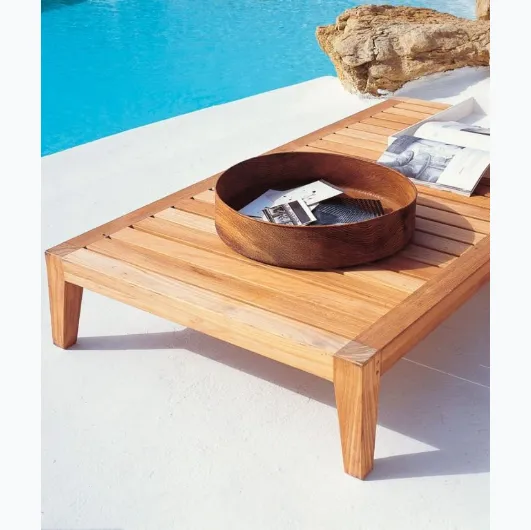 Tavolino in teak Synthesis di Unopiu