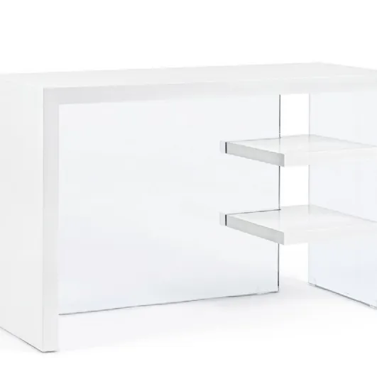 Scrivania operativa Bianca Line Wood di Bizzotto